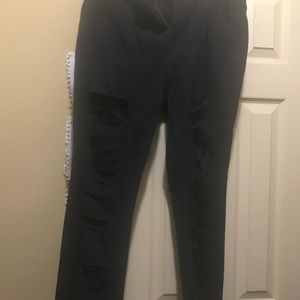 Forever 21 ripped jeans size 14